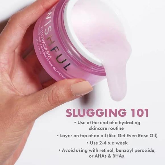 Wishful Pillowgasm Cherry Glow Sleeping Mask 1.94 oz/55g - BRAND NEW/SEALED! - Picture 3 of 11